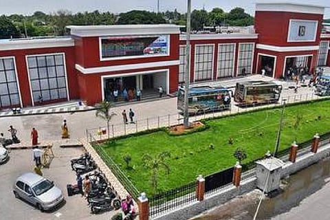 The new facade has given Salem station a contemporary look