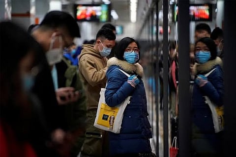 People wearing masks are seen at a subway station in Shanghai, China (Image courtesy: Reuters)