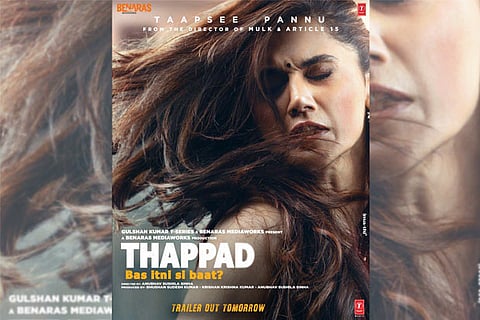 'Thappad' trailer a 'tight slap' on 'Kabir Singh' maker's face: Tweeple
