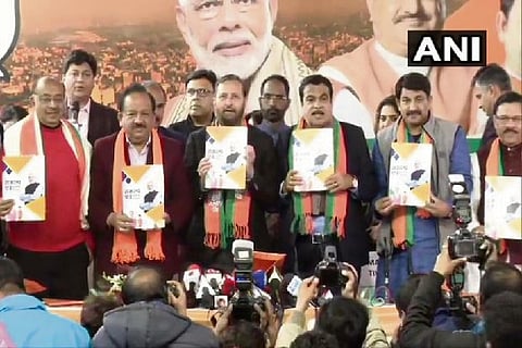 Delhi polls: BJP promises wheat flour at Rs 2 per kg, clean drinking water to every households