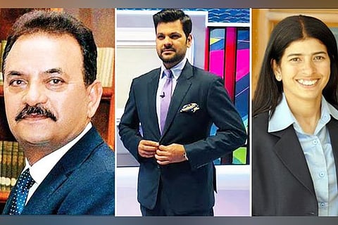 Madan Lal, RP Singh and Sulakshana (from left to right) (Image courtesy: Twitter)