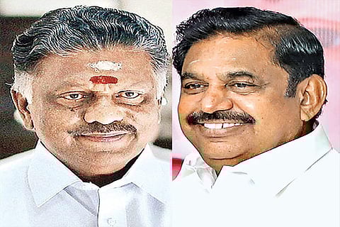 Deputy CM O Panneerselvam; Chief Minister Edappadi K Palaniswami