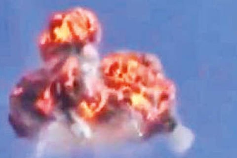Old video from Syria pitched as Indian chopper crash