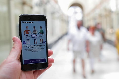 France's Covid-19 tracing app StopCovid. Image Courtesy: Reuters