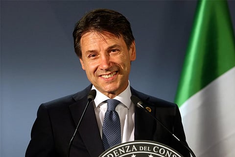 Italian PM Giuseppe Conte