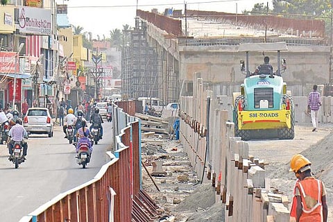 Land dispute over, Velachery twin flyover works to resume