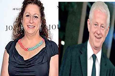 Abigail Disney and Richard Curtis