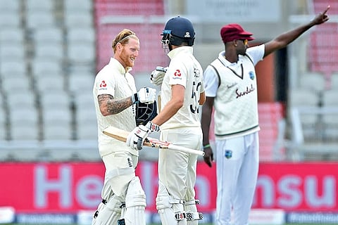 England?s Ben Stokes and Dom Sibley slammed centuries to put their team in a position of 378 for five at tea