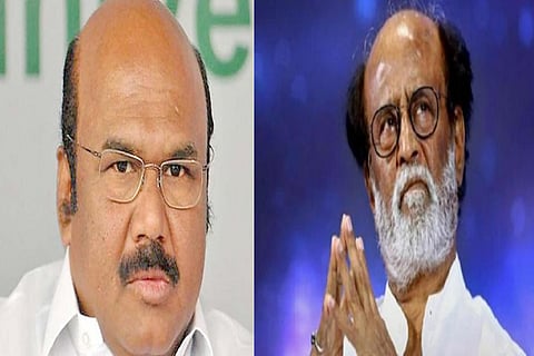 Minister D Jayakumar; Actor Rajinikanth