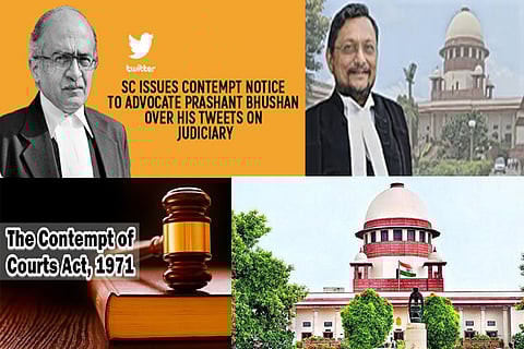 Advocate Prashant Bhushan; Chief Justice of India SA Bobde