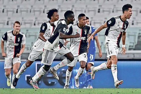 Cristiano Ronaldo played an instrumental role in Juventus winning Serie A