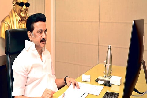 Stalin holding a video meet with alliance party leaders on Monday
