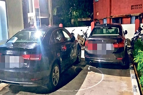 The victim?s cars that were recovered by the police