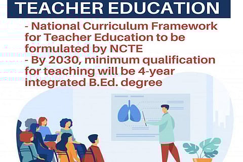 NEP: 4-yr B Ed mandatory for teaching by 2030