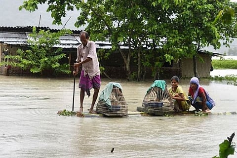 Assam flood situation improves, 9 dead
