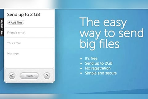 WeTransfer not banned yet, working fine in India