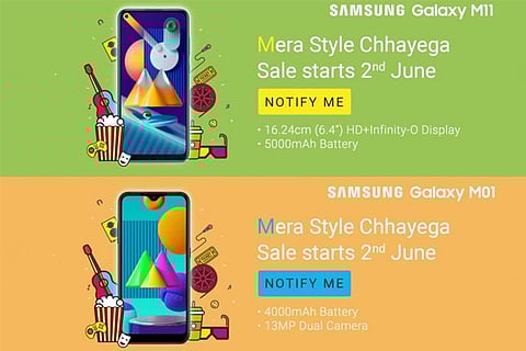 Samsung launches affordable Galaxy M11, M01 smartphones in India