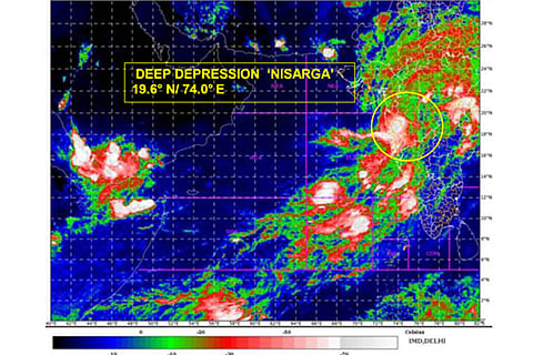Cyclone Nisarga weakens further, now a deep depression