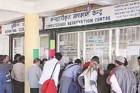 20 counters for refund of train tickets