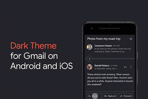 Gmail dark mode now available on iPhone and iPad
