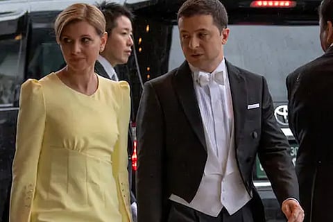 Ukraine president's wife hospitalised with coronavirus