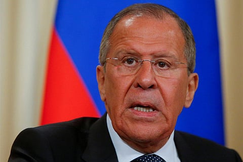 Russian Foreign Minister Sergey Lavrov.
