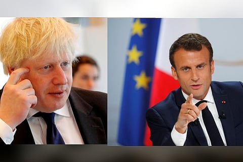 Johnson, Macron hold first face-to-face talks since COVID outbreak