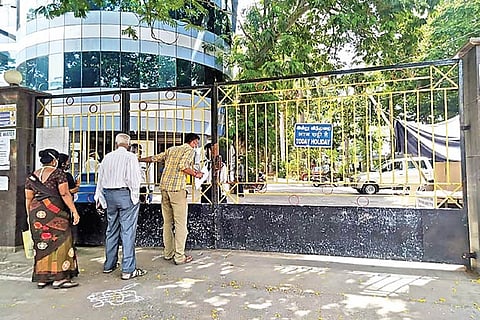 EPF headquarters at Royapettah closed for public
