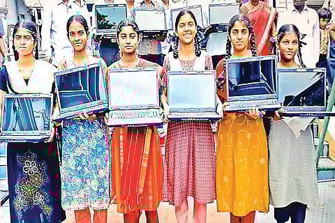 Free laptops open window for NEET coaching