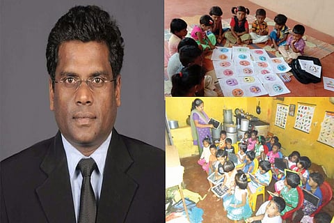 Tiruvannamalai Collector KS Kandasamy; anganwadi teacher