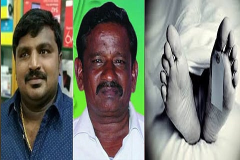 Bennix and his father Jeyaraj