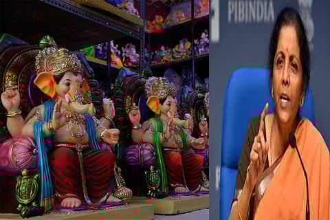 Why import Ganesha idols from China, asks Nirmala Sitharaman