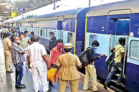 Most of the 34 trains are operated in Tamil Nadu