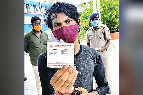 One of the guest workers detrained near Jolarpet for testing positive on Sunday