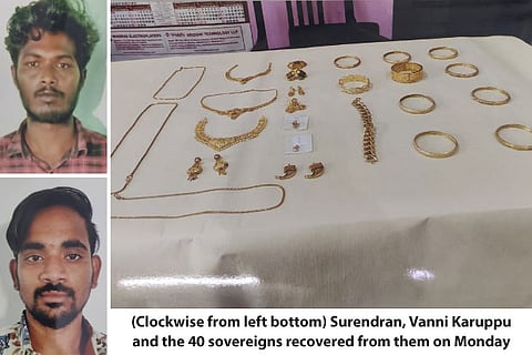 Serial burglars who tried to rob US couple nabbed