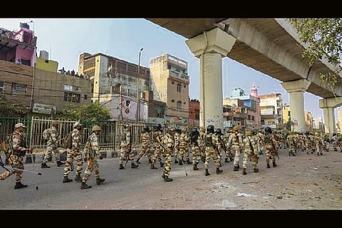 Paramilitary conducts flag march in northeast Delhi, no new incidents of violence reported