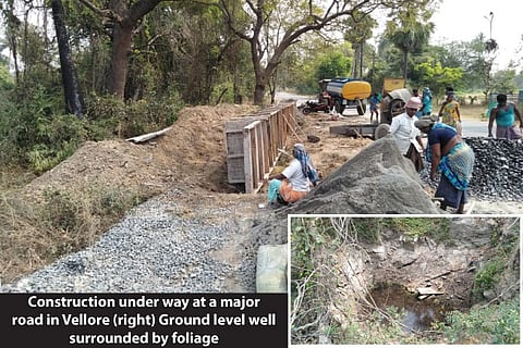 Public heave a sigh of relief as 92 ground level wells near roads in Vellore get parapet