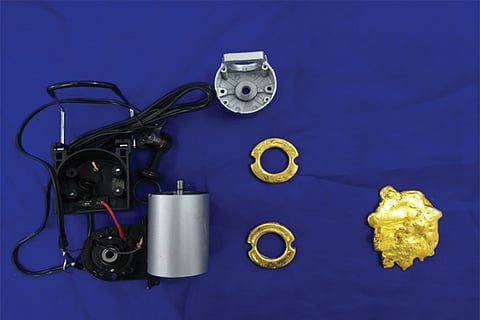 Gold, ingots recovered at airport