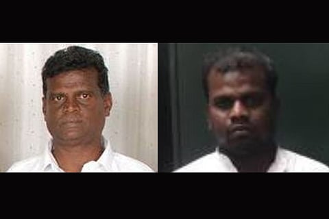 Enos (left) and Moses