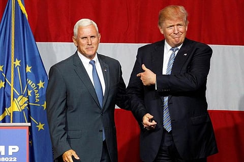 Donald Trump and Mike Pence. Photo credit: Reuters
