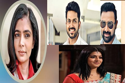 Singer Chinmayi Sripada; Actor Karthi; Actor Prasanna; Actress Varalaxmi Sarathkumar