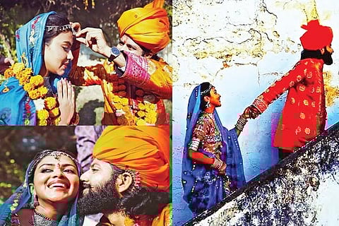 Wedding pictures posted by Bhavninder Singh on Instagram