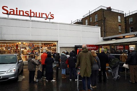 Britain tells shoppers - there is enough food so stop hoarding