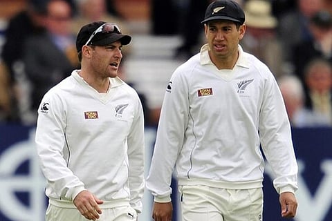 Brendon McCullum and Ross Taylor (Image courtesy: AFP)