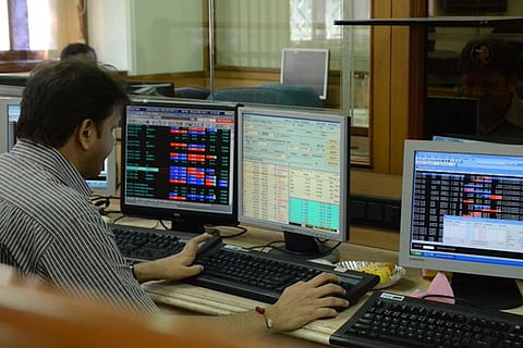 Stock market (Courtesy: Twitter/IANS)