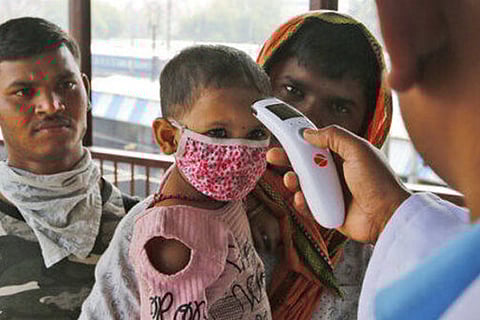Coronavirus has so far infected over 400 people in India (Image courtesy: Twitter)