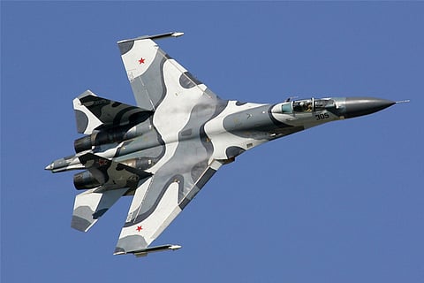 Russian Su-27 fighter jet
