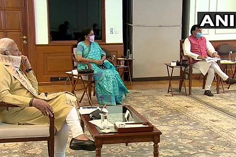 PM Modi meets FM Nirmala Sitharaman over 2nd economic stimulus package
