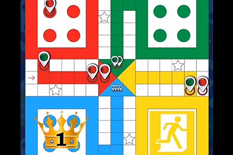 Image of Ludo game (Representative)