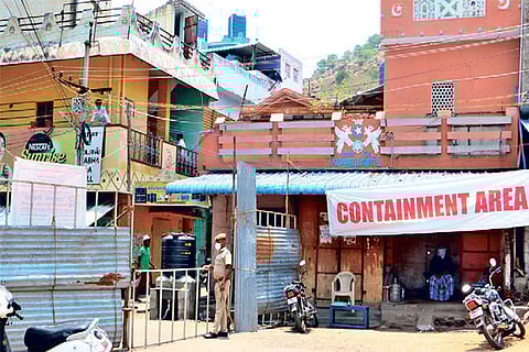 Sarpana Medu, one of the containment areas